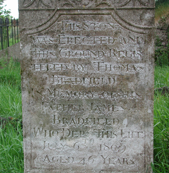 James Bradfield Grave